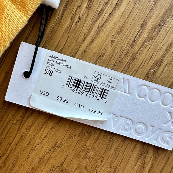 Billabong x It’s Now Cool Lima Maxi dress -Small-NWT - Picture 6 of 7